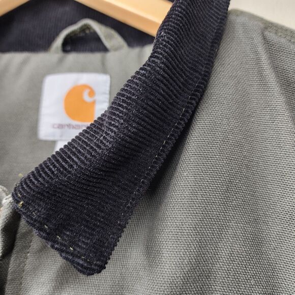 Carhartt Full Swing Jacket Olive MOS Green Mens Size Small Canvas Work wear - Picture 6 of 14